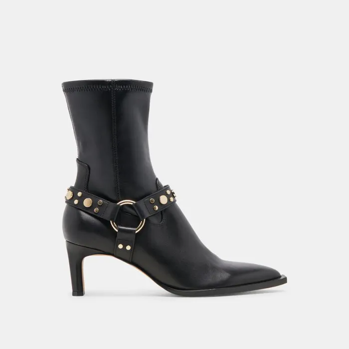Boots and Booties Women Dolce Vita Arya Stud Boots Black Leather
