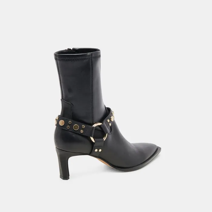 Boots and Booties Women Dolce Vita Arya Stud Boots Black Leather