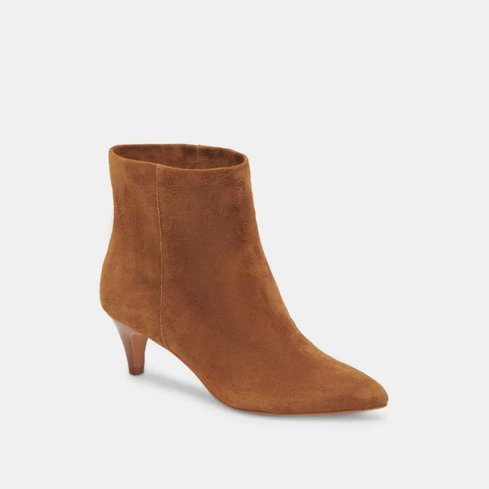 Boots and Booties Women Dolce Vita Dee Booties Brown Suede