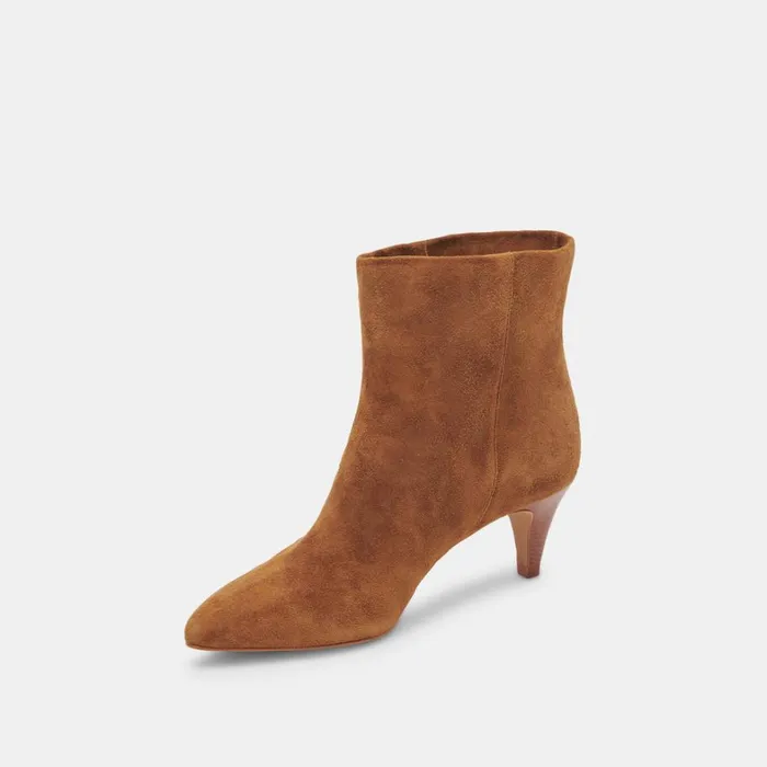 Boots and Booties Women Dolce Vita Dee Booties Brown Suede