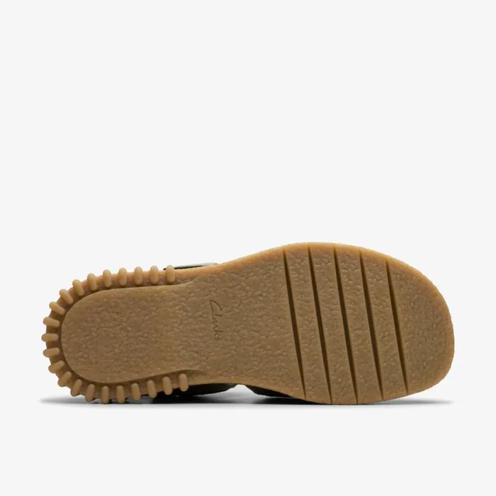 Clarks Evamar Wish Light Green Suede Sandals Light Green Suede Women Flat Sandals