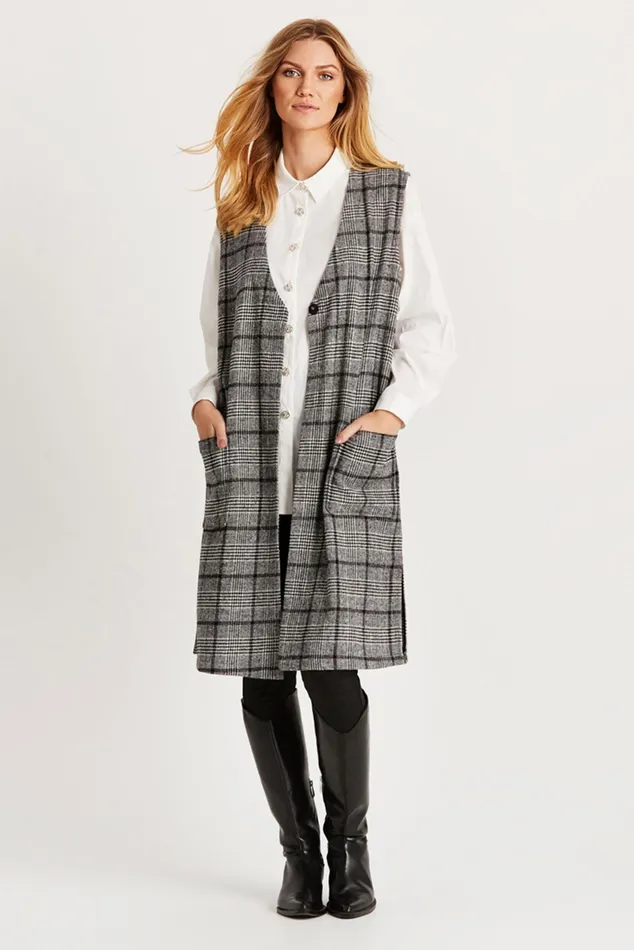 FILLIPA VEST 14596 999 Black 999 Women IN FRONT BLAZER JACKETS