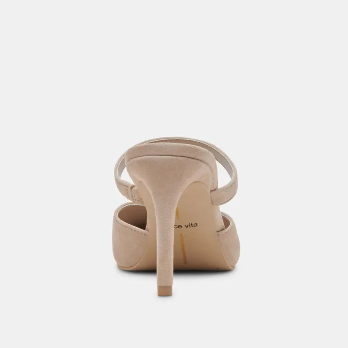 Heels Women Dolce Vita Kanika Heels Taupe Suede