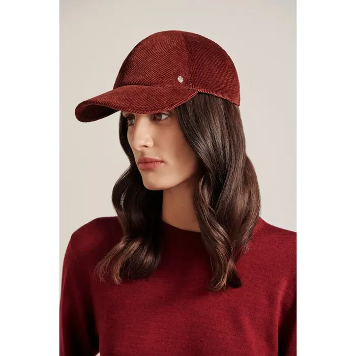 Helen Kaminski Bucco Deep Rust Hats Caps