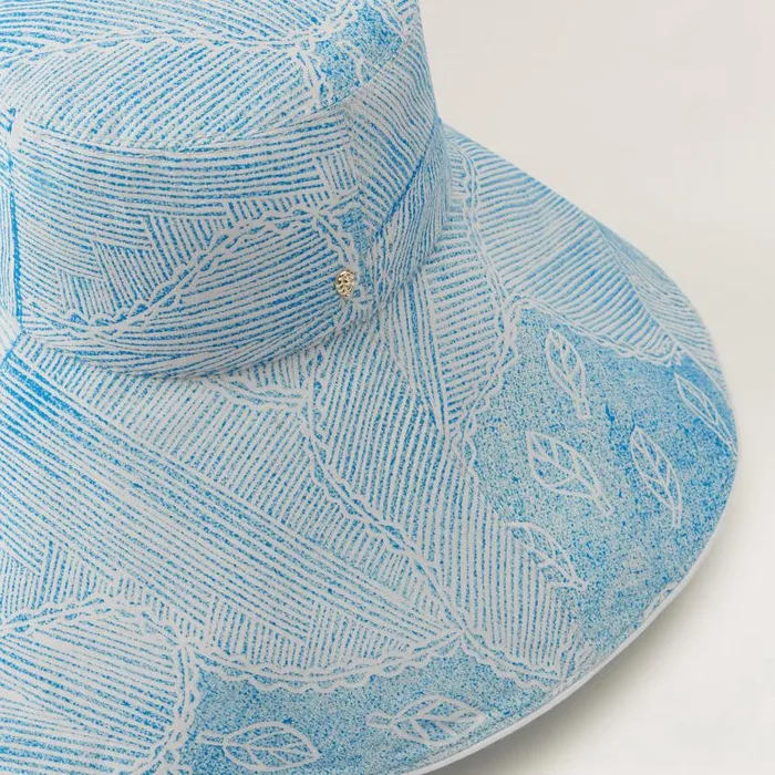 Helen Kaminski HK X Bbbarra Wide Brim Blue Hats Bucket