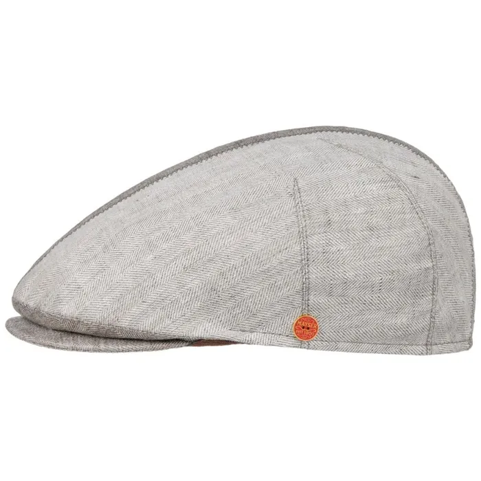 Men Jasper Twotone Linen Flat Cap Blue Mayser Flat Caps Men Jasper Twotone Linen Flat Cap Blue Mayser Flat Caps