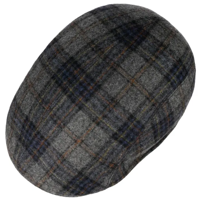 Men Lennart Shetland Check Flat Cap Grayblue Mayser Flat Caps Men Lennart Shetland Check Flat Cap Grayblue Mayser Flat Caps