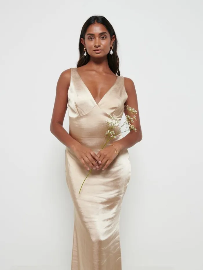 Pretty Lavish Satin Bridesmaid Dresses Piper Maxi Bridesmaid Dress Bronze 8211 Women Pretty Lavish Satin Bridesmaid Dresses Piper Maxi Bridesmaid Dress Bronze 8211 Women