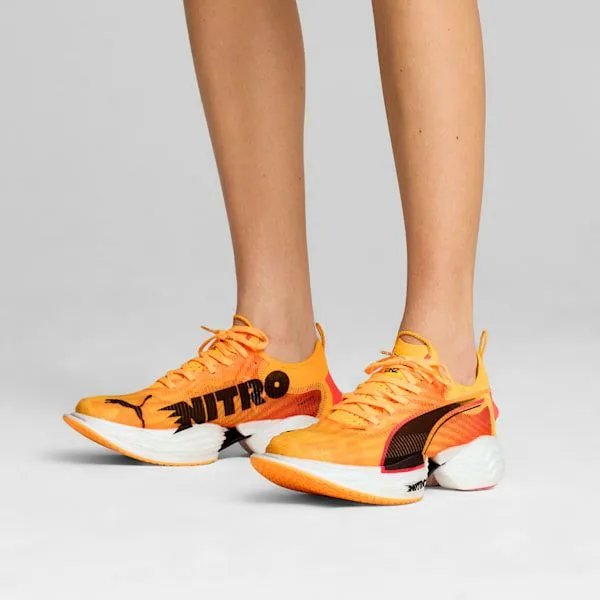 Puma Running FASTR NITRO Elite 2 039s Road Running Shoes Sun Streamsunset Glowpuma White 8211 Women Puma Running FASTR NITRO Elite 2 039s Road Running Shoes Sun Streamsunset Glowpuma White 8211 Women