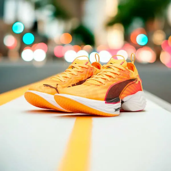 Puma Running FASTR NITRO Elite 2 039s Road Running Shoes Sun Streamsunset Glowpuma White 8211 Women Puma Running FASTR NITRO Elite 2 039s Road Running Shoes Sun Streamsunset Glowpuma White 8211 Women