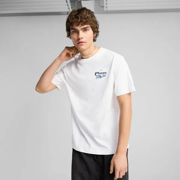 Puma TShirts and Tops GRAPHICS Motor 039s Relaxed Tee Puma White 8211 Men