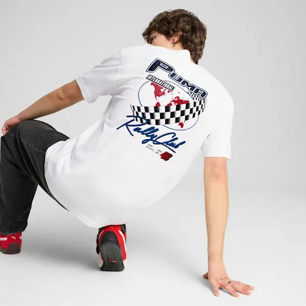 Puma TShirts and Tops GRAPHICS Motor 039s Relaxed Tee Puma White 8211 Men