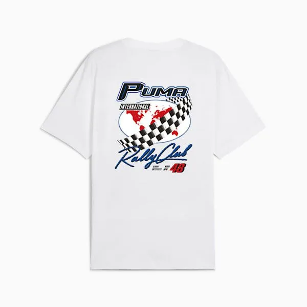 Puma TShirts and Tops GRAPHICS Motor 039s Relaxed Tee Puma White 8211 Men