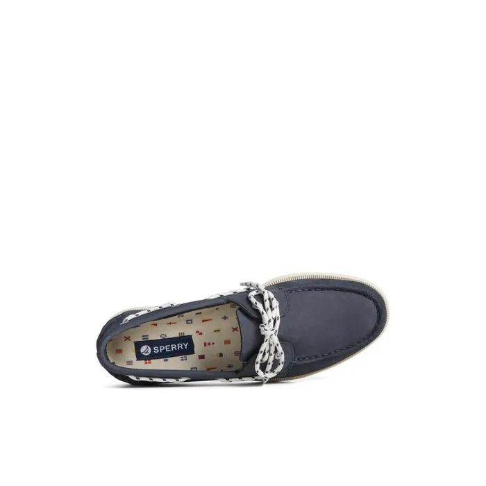 Sperry Boat Shoes Authentic Original Nautical Nubuck Boat Shoe Navy 8211 Men