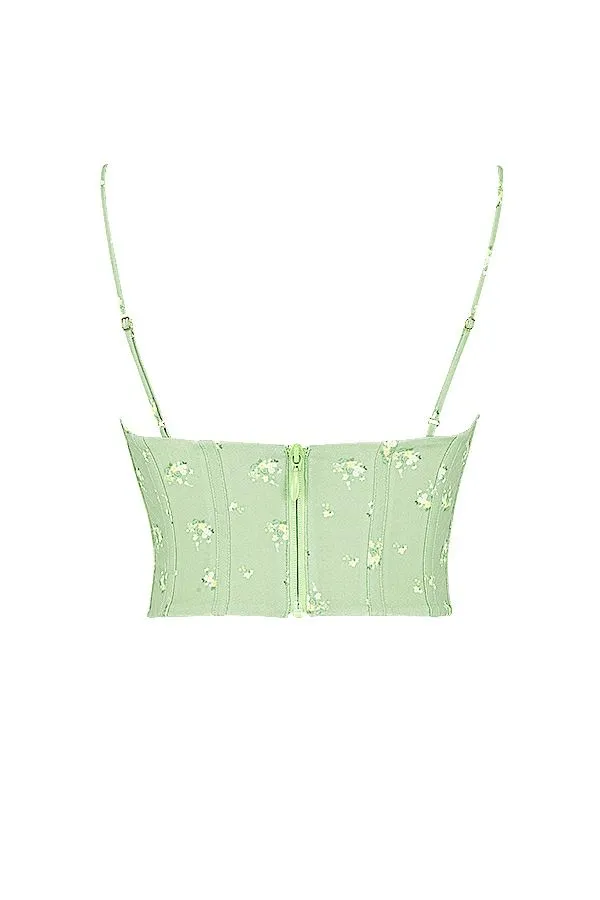 Women Bea Olive Floral Draped Corset House Of CB Corsets Women Bea Olive Floral Draped Corset House Of CB Corsets