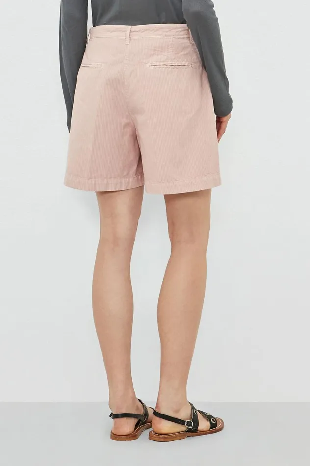 Women SARDINA 8211 Cotton Linen Bermuda Shorts 8211 Soft Pink Massimo Alba Trousers and Shorts Women SARDINA 8211 Cotton Linen Bermuda Shorts 8211 Soft Pink Massimo Alba Trousers and Shorts
