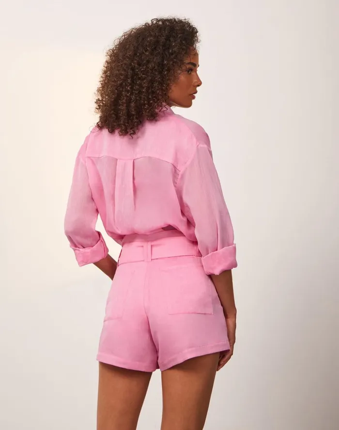 Women ViX Paula Hermanny Tops Lyra Long Sleeve Blouse 8211 Gerbera