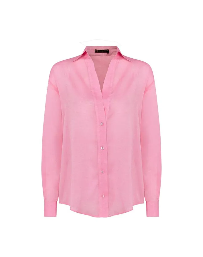 Women ViX Paula Hermanny Tops Lyra Long Sleeve Blouse 8211 Gerbera