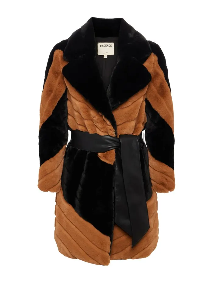 Zoya Coat Blackbiscotti Women L039Agence Outerwear Zoya Coat Blackbiscotti Women L039Agence Outerwear