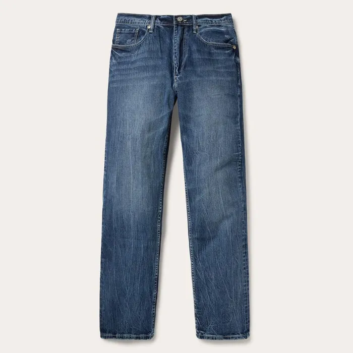 1520 Fit Standard Straight Leg Jean Blue Men Stetson Boot Cut