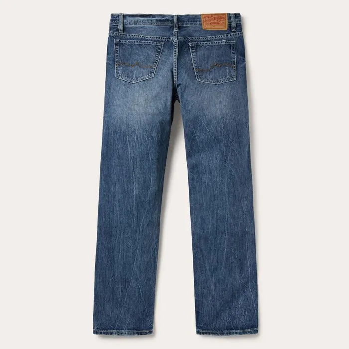 1520 Fit Standard Straight Leg Jean Blue Men Stetson Boot Cut