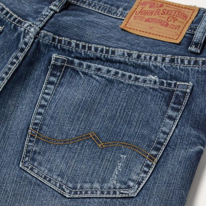 1520 Fit Standard Straight Leg Jean Blue Men Stetson Boot Cut