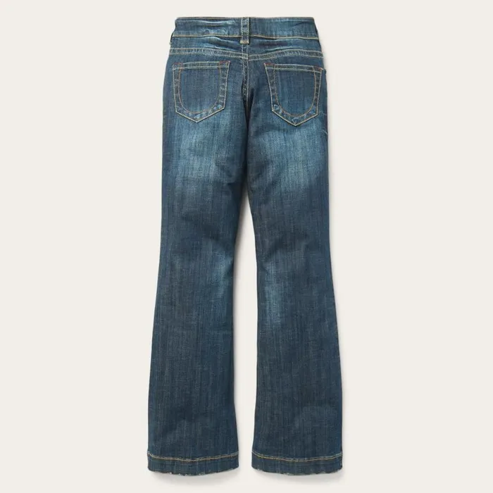 214 City Trouser Jeans In Medium Wash Blue Women Stetson Denim