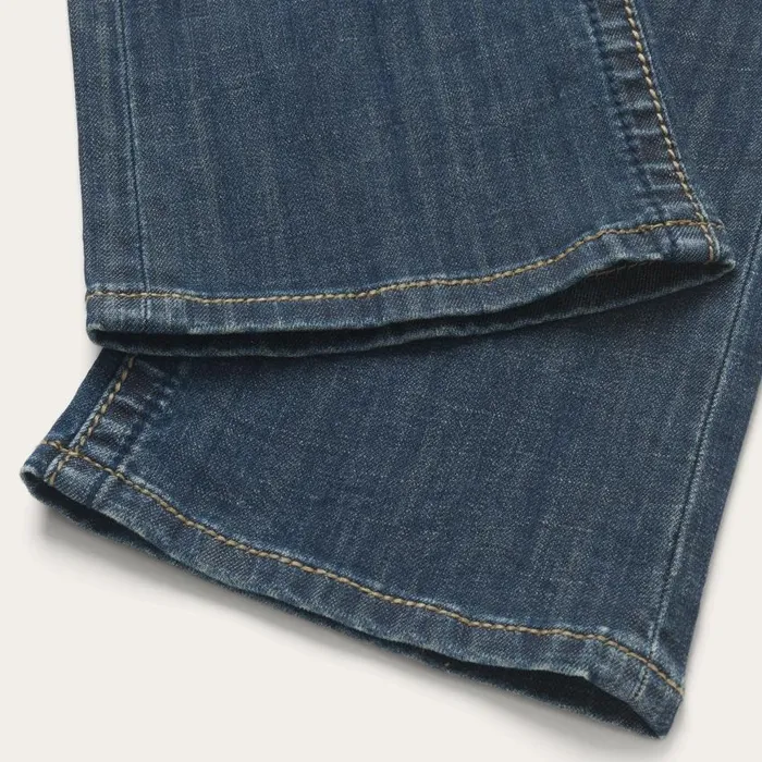 818 Bootcut Jean With quotSquot Back Pocket Blue Women Stetson Denim