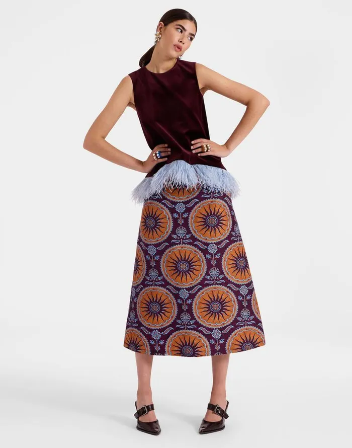 ALong Skirt Sovereign Purple Women La Double J Skirts