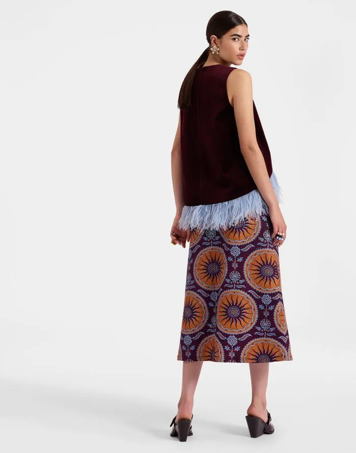 ALong Skirt Sovereign Purple Women La Double J Skirts ALong Skirt Sovereign Purple Women La Double J Skirts