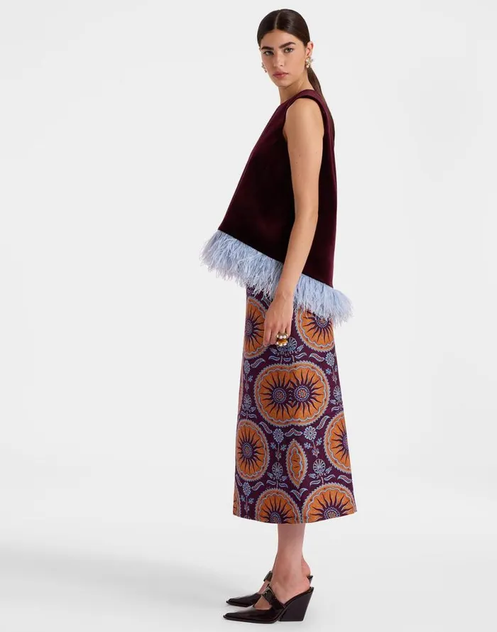 ALong Skirt Sovereign Purple Women La Double J Skirts ALong Skirt Sovereign Purple Women La Double J Skirts