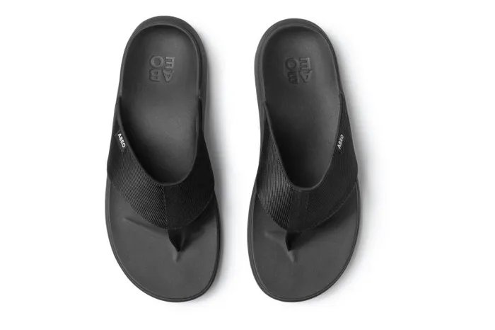 ABEO Alpha Metatarsal Black Mens Abeo Sandals