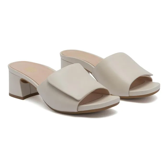 ABEO Avenue Slide Metatarsal White Womens Abeo Dress