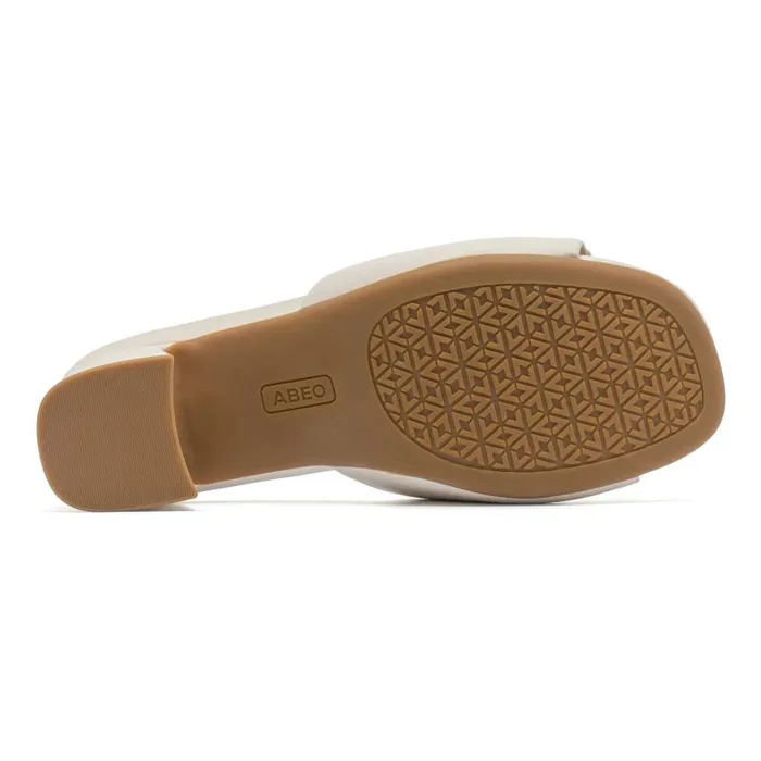 ABEO Avenue Slide Metatarsal White Womens Abeo Dress