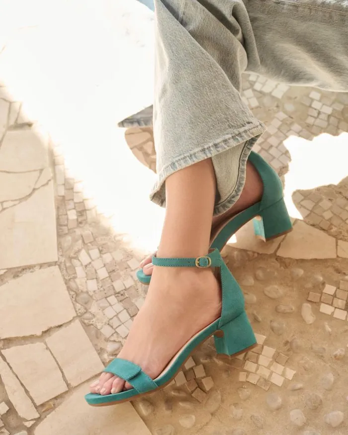 ABEO Avenue Strap Metatarsal Blue Womens Abeo Dress