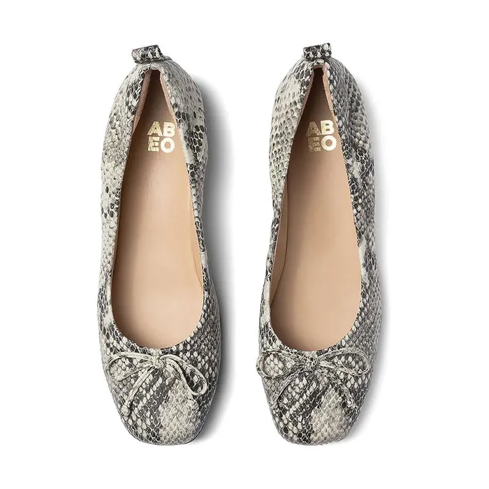 ABEO Cadence Bow Metatarsal Animal Print Womens Abeo Dress