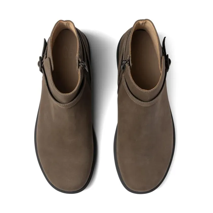 ABEO Compass Buckle Brown Womens Abeo Boots