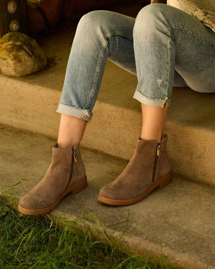 ABEO Compass Zip Metatarsal Brown Womens Abeo Boots