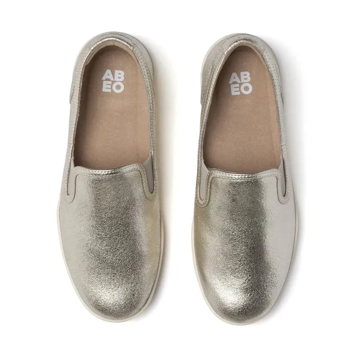 ABEO Encore Slip On Metatarsal Gold Womens Abeo Sneakers