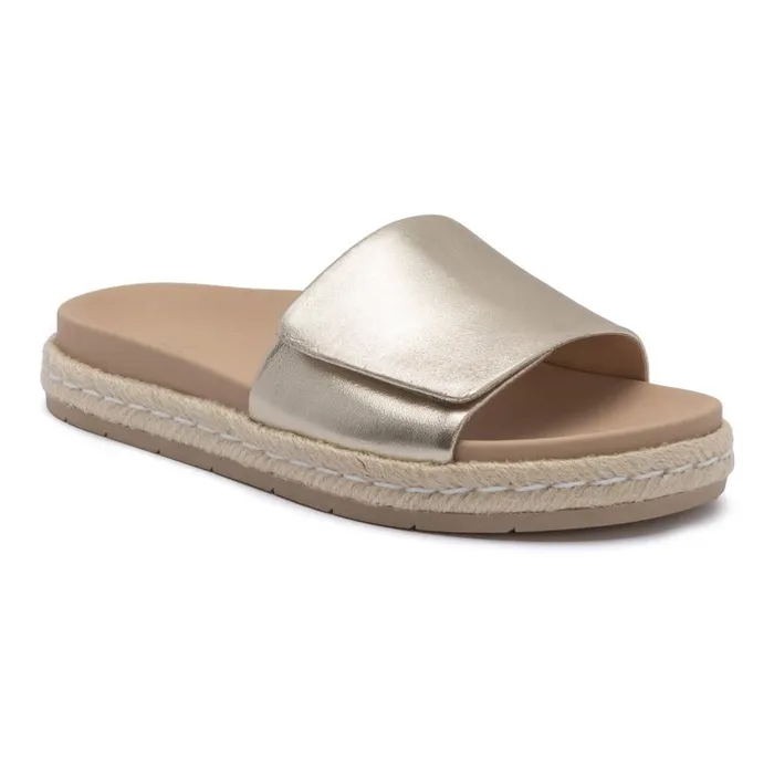 ABEO Isle Slide Metatarsal Gold Womens Abeo Sandals