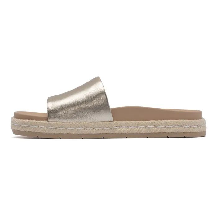 ABEO Isle Slide Metatarsal Gold Womens Abeo Sandals