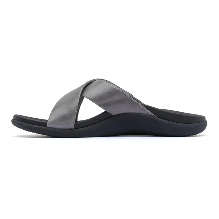 ABEO Laguna Slide Silver Womens Abeo Sandals