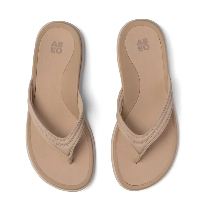 ABEO Laguna Thin Strap Metatarsal Brown Womens Abeo Sandals