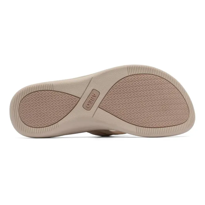ABEO Laguna Thin Strap Metatarsal Brown Womens Abeo Sandals