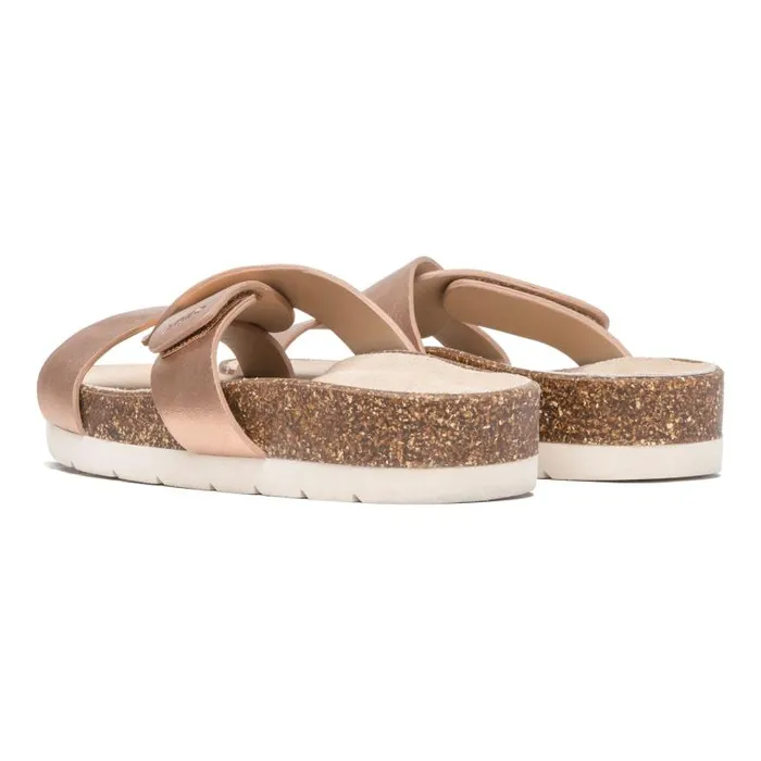 ABEO Lanai Slide Gold Womens Abeo Sandals