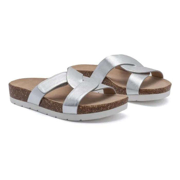 ABEO Lanai Slide Grey Womens Abeo Sandals