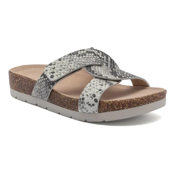 ABEO Lanai Slide Metatarsal Animal Print Womens Abeo Sandals