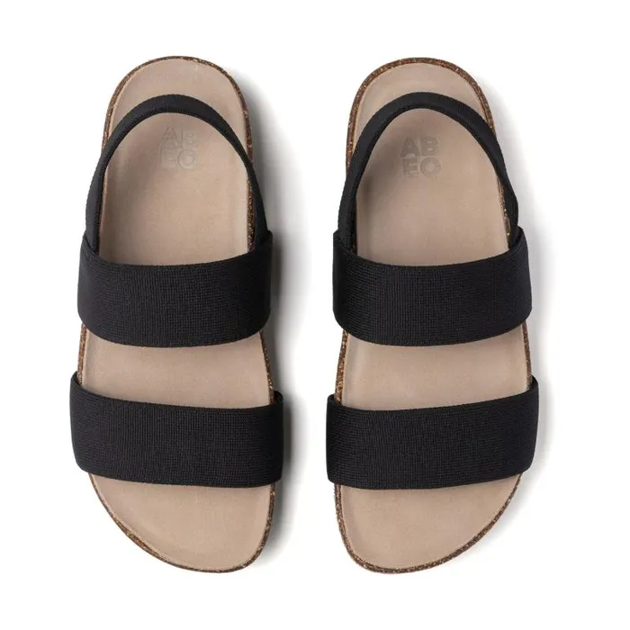 ABEO Lanai Triple Metatarsal Black Womens Abeo Sandals