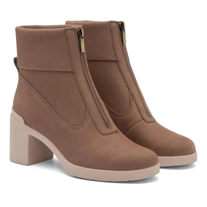 ABEO Metropolis Zip Tan Womens Abeo Boots