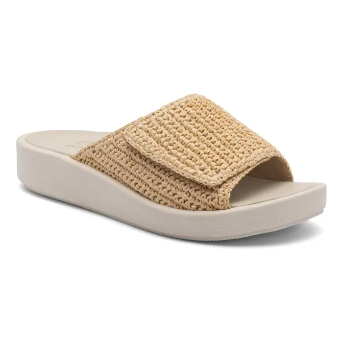 ABEO Paseo Slide Metatarsal Beige Womens Abeo Sandals